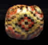 Ancient Roman mosaic checkerboard cane glass bead ms132