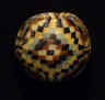 Ancient Roman mosaic checkerboard cane glass bead ms7